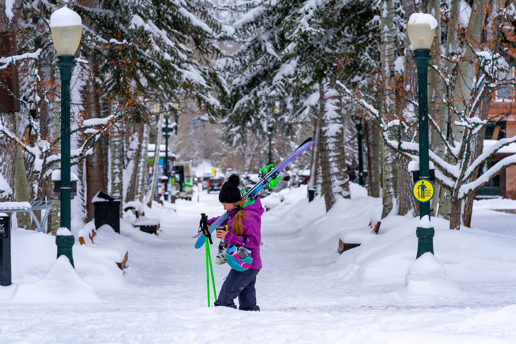 Snow day stroll
